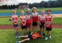 Younger members of the Warrington team that competed in the Cheshire League at Victoria Park