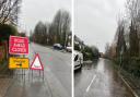 A major road in Warrington has been forced to close due to flooding