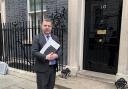 Warrington South MP Andy Carter at 10 Downing Street