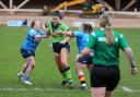 Action from Wire's Women's Challenge Cup tie at Bradford Bulls