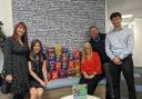 Miller Homes staff with the Easter eggs ready to donate to CAFT