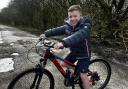 Harvey Goodman will cycle to four football stadiums in north west