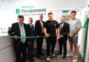 The opening was attended by Warrington Wolves players, Joe Philbin and Arron Lindop, as well as council leader, Hans Mundry, and chief executive Steven Broomhead.