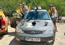 Nick and Jordan took part in the banger rally to Benidorm earlier this month