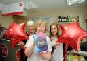 From left, Stretton Post Office staff Beverley Cragg, Susan Carter and Ellie Titchard