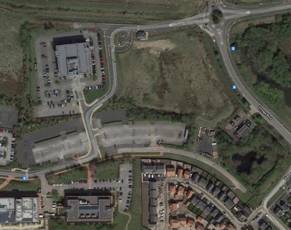 Plans drawn up to create huge employment premises on former airbase site (Image: Google Maps)
