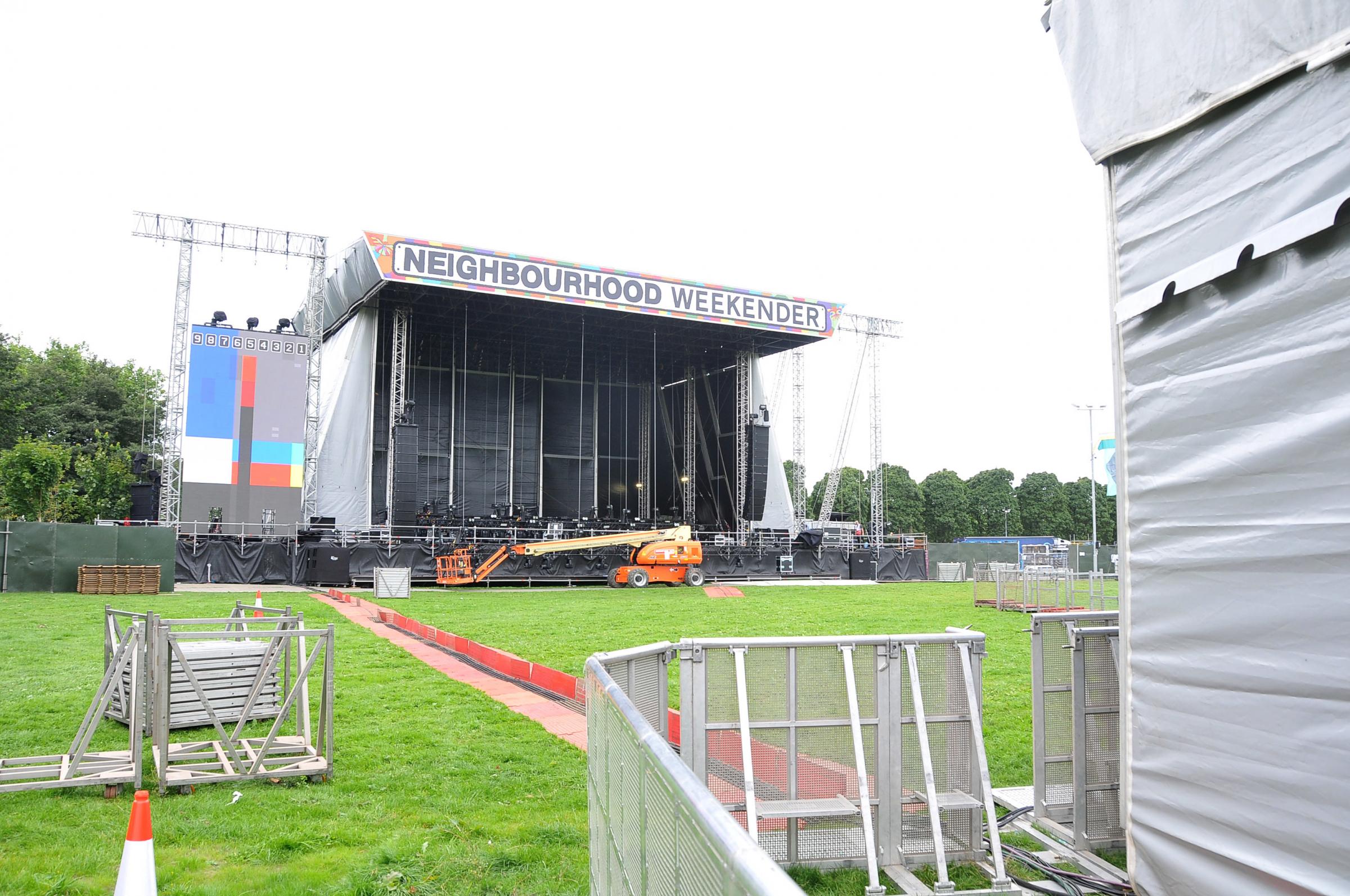Victoria Parks transformation into the Neighbourhood Weekender site