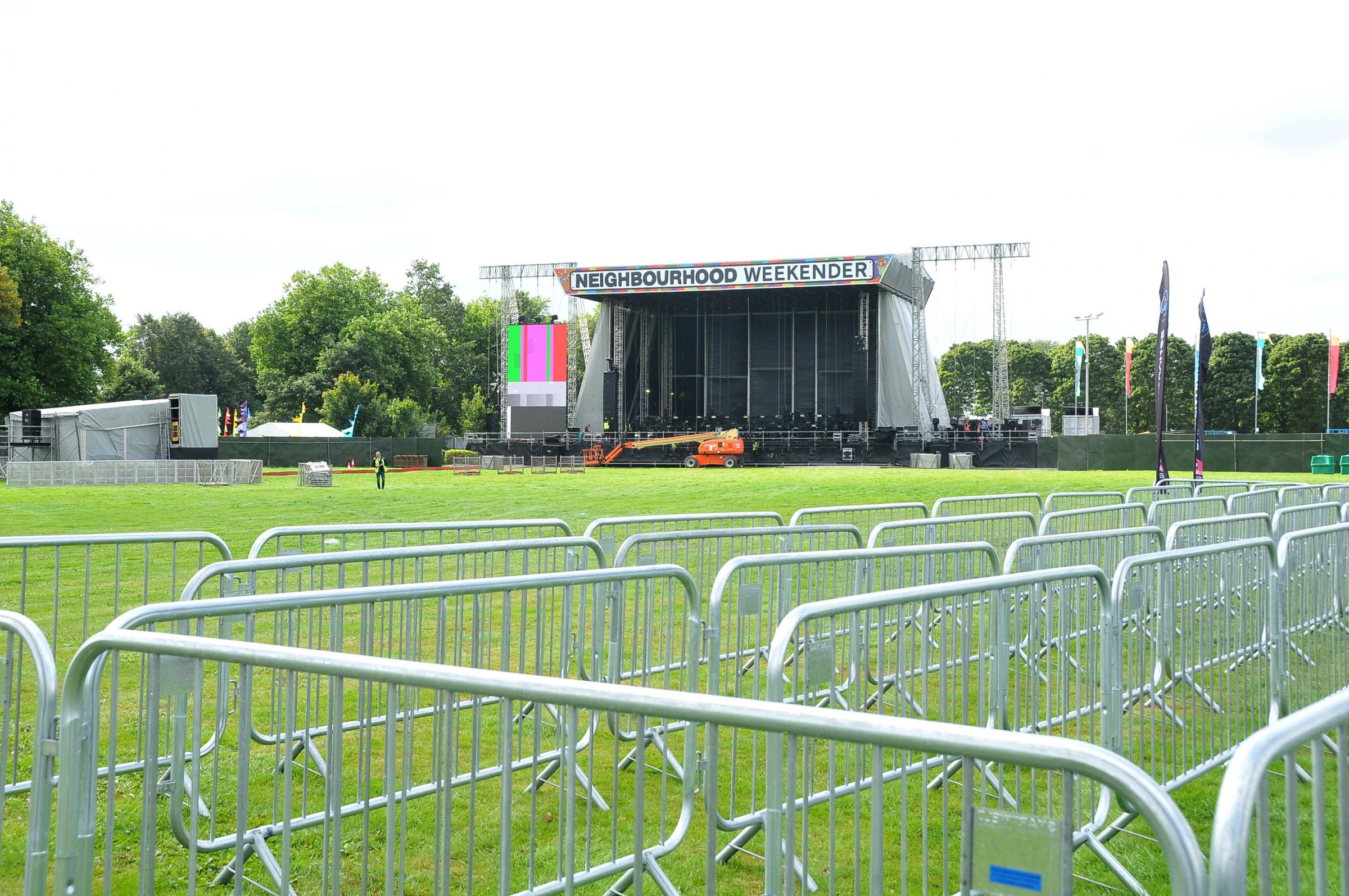 Victoria Parks transformation into the Neighbourhood Weekender site