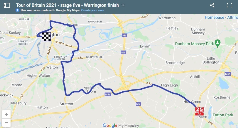 The Warrington route