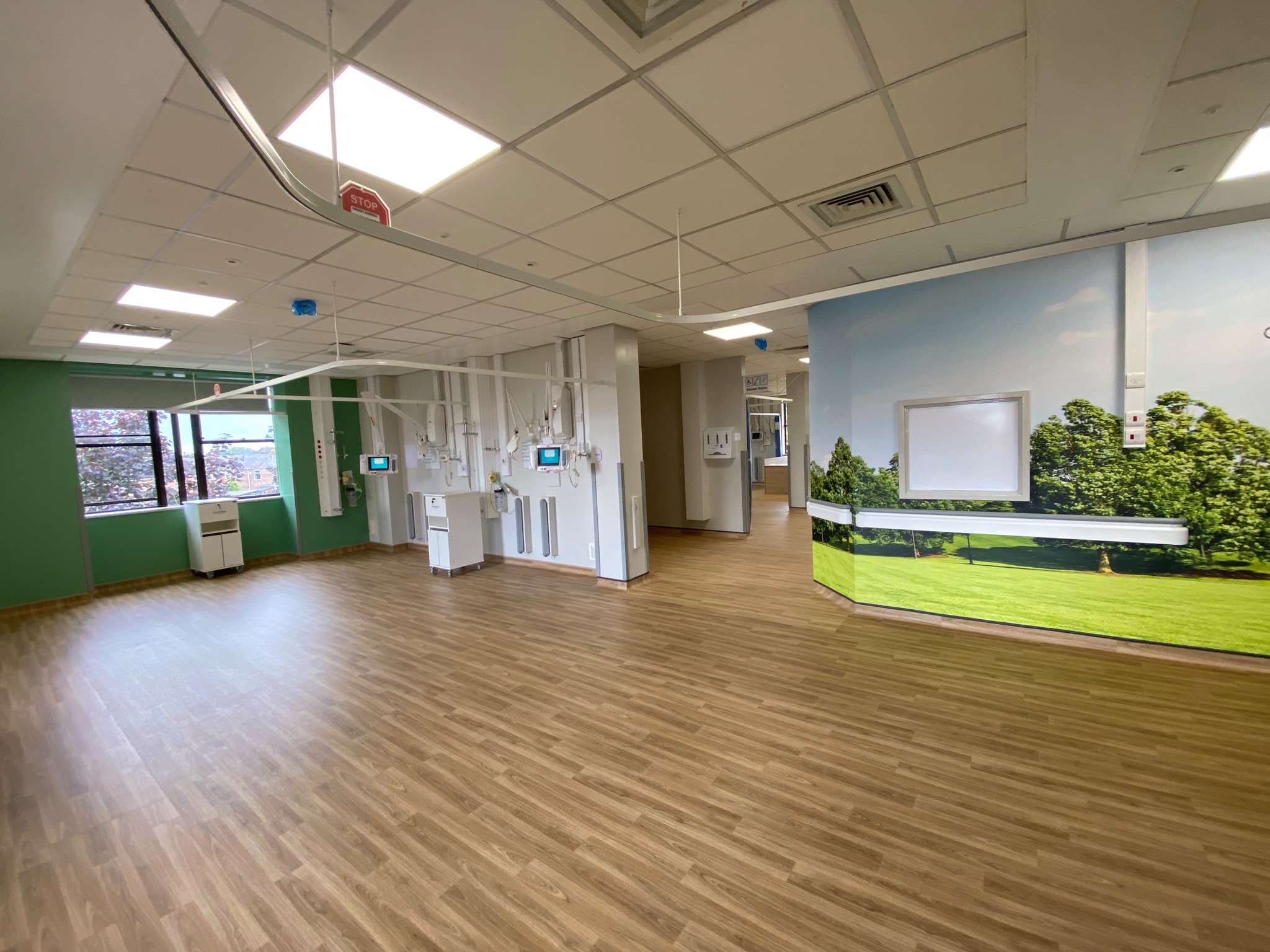 The new Acute Respiratory Unit at Warrington Hospital