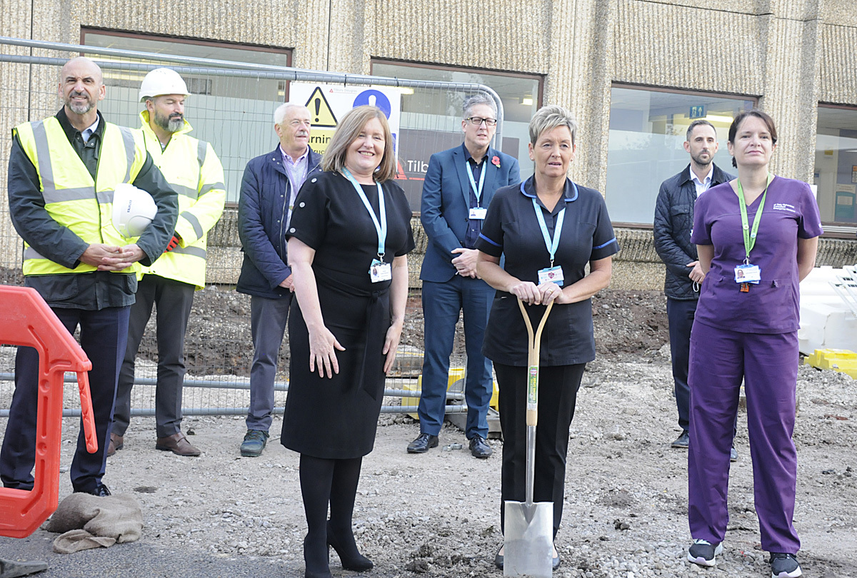 Ground is officially broken as a project to expand the Emergency Depratment at Warrington Hospital begins