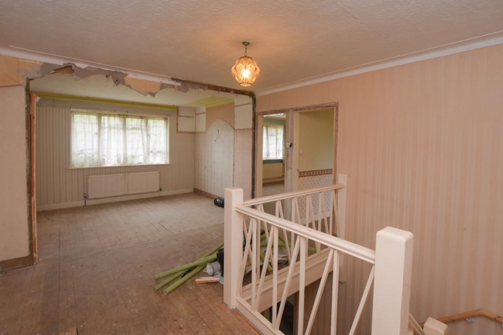 The upstairs of the property