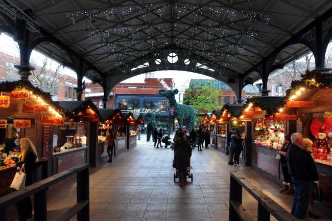 Christmas huts will visit the Old Market Place
