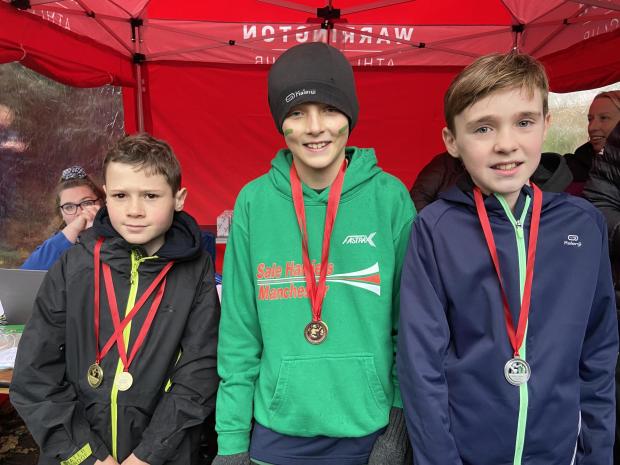 Warrington Guardian: The top three in the league in the boys' Year 6 age group