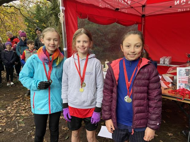 Warrington Guardian: The Year 4 and 5 girls top three over the three rounds