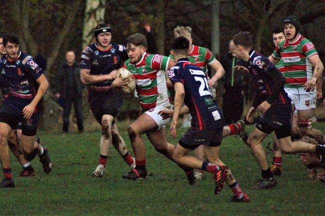 Action from Warrington Senior Colts' win over Chester. Pictures by Gail Surplice