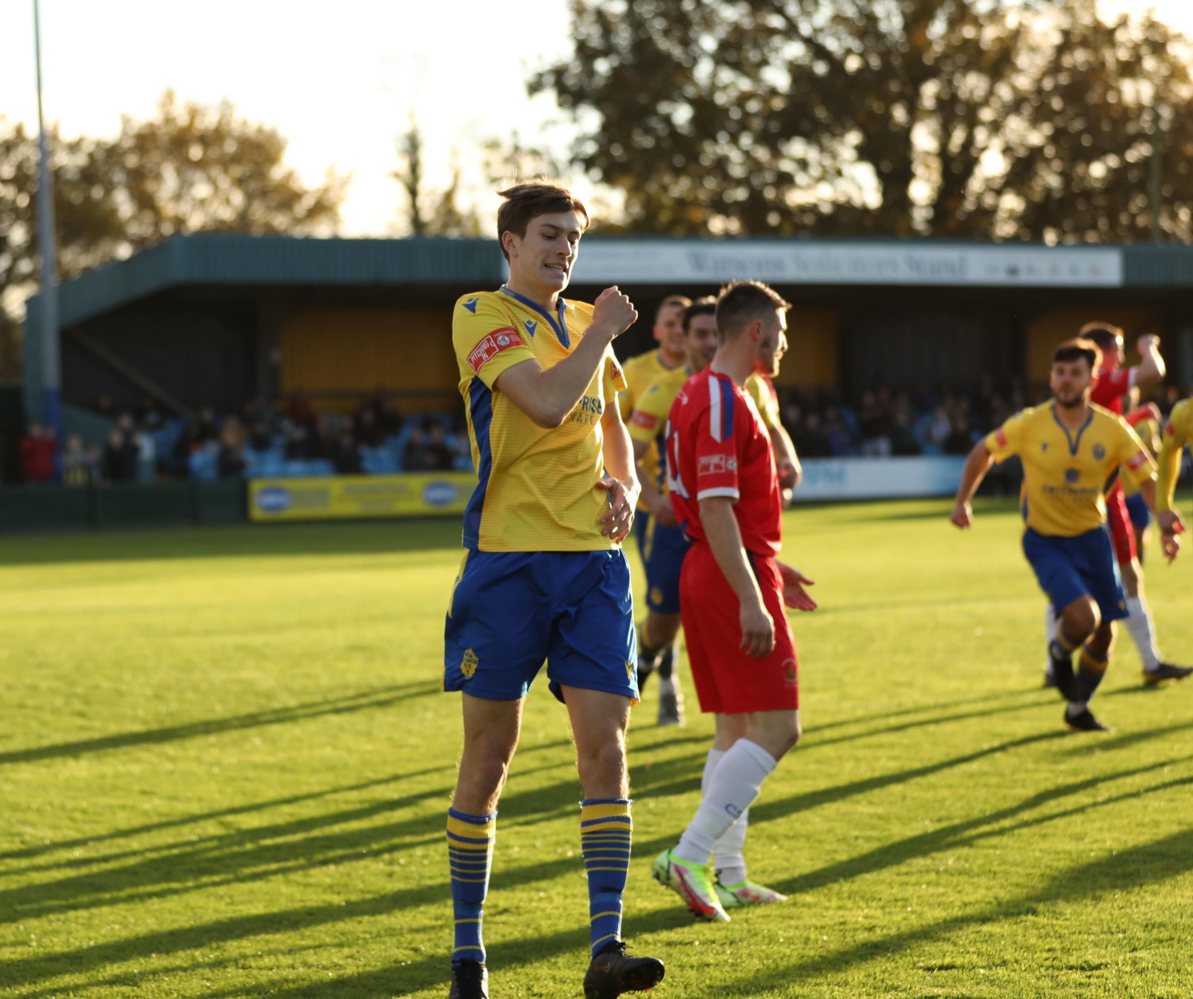 Matt Grivosti has scored five league goals for Yellows this season. Picture by Darren Murphy