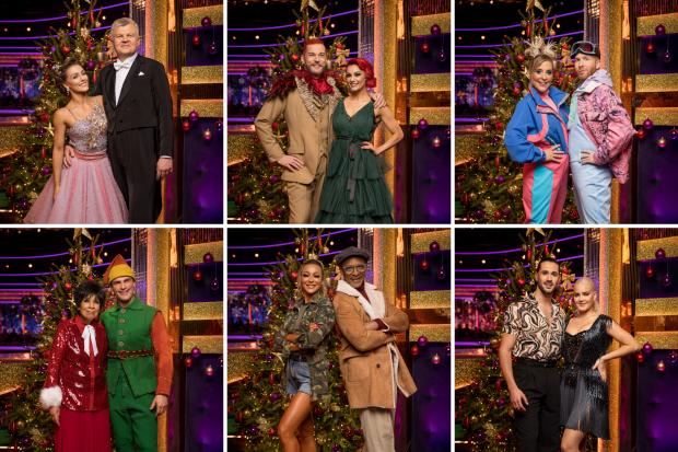Warrington Guardian: Strictly Come Dancing Christmas special line up. Credit: BBC/PA
