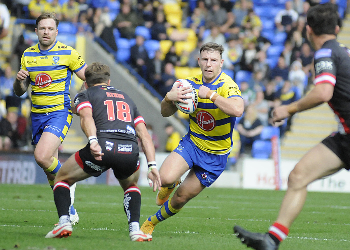 George Williams joined Warrington Wolves in mid-season. Picture by Mike Boden