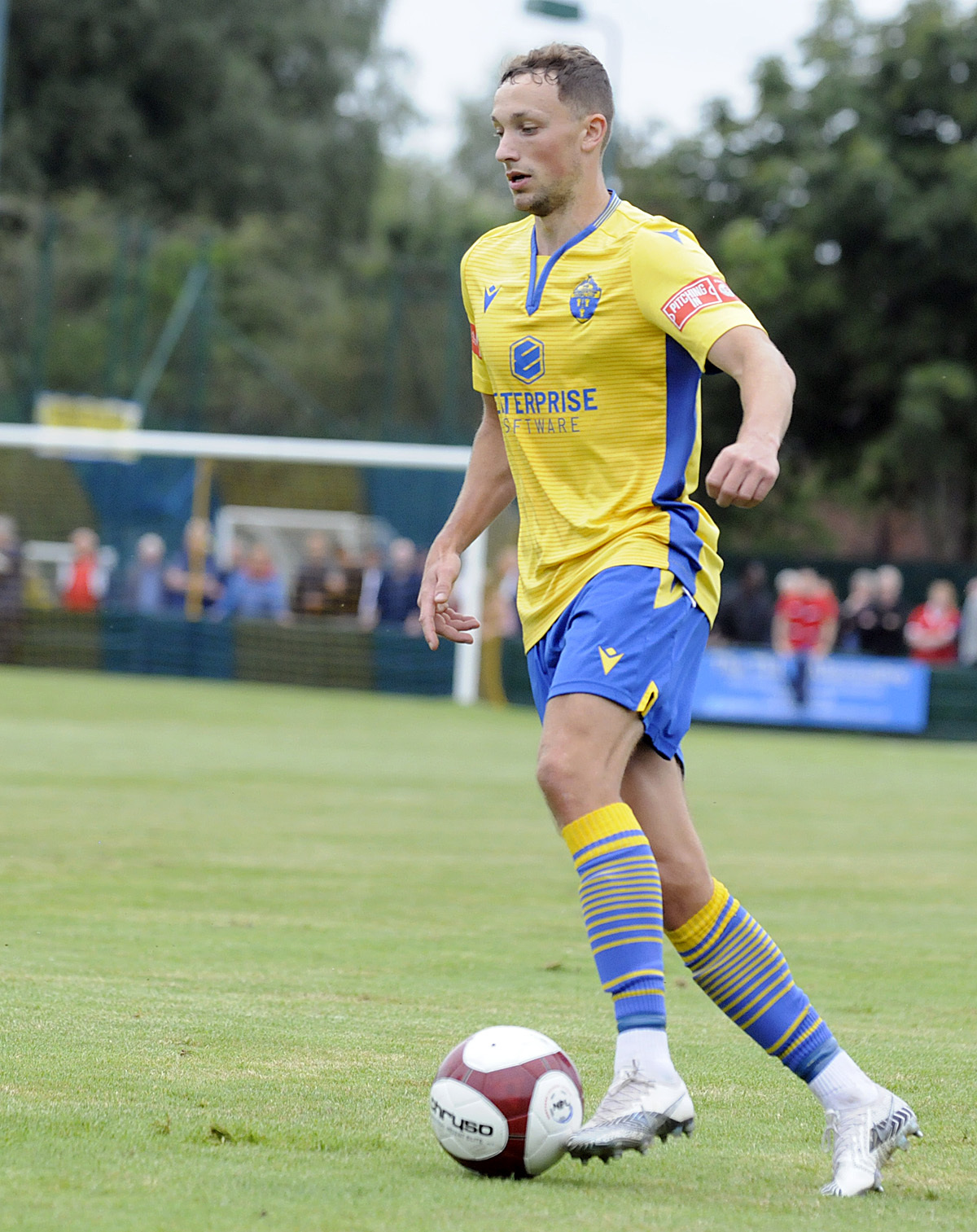 Yellows are said to be looking for a left-back to cover the absence of Eddie Clarke, who is still several weeks away from returning from a groin injury. Picture by Mike Boden