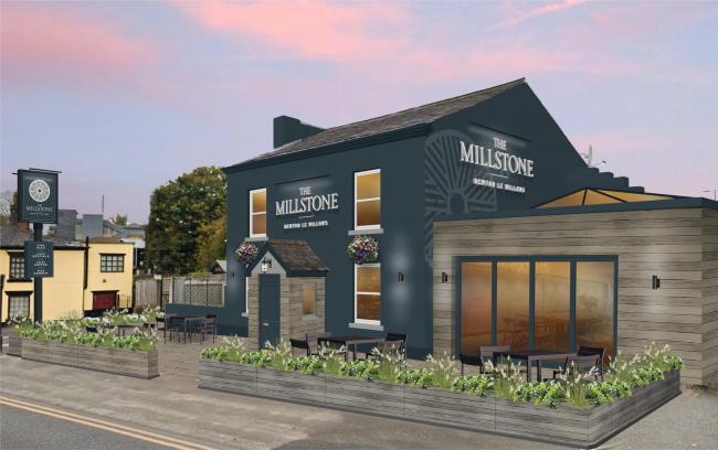 A CGI of how The Millstone could loook post-refurbishment
