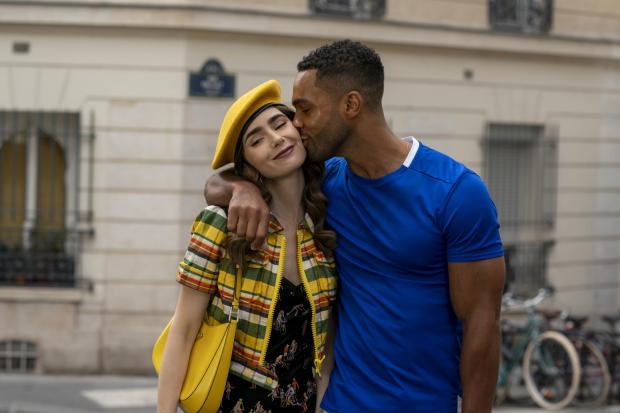 Warrington Guardian: (Left to right) Lily Collins as Emily and Lucien Laviscount as Alfie. Credit: Netflix