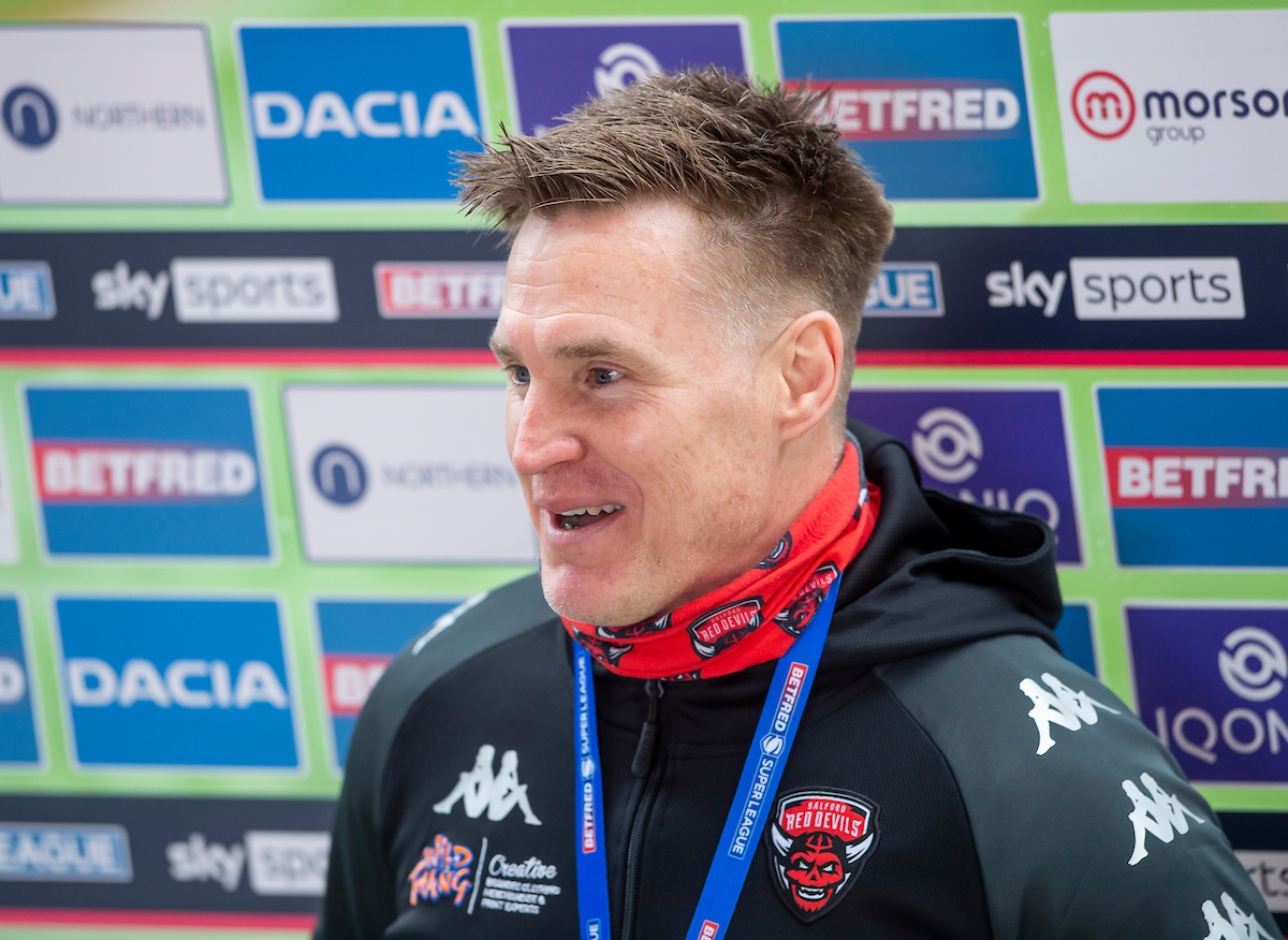 Richard Marshall spent 2021 as head coach of Salford Red Devils. Picture by SWPix.com