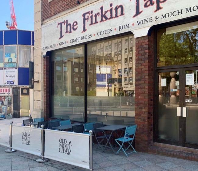 How The Firkin Tap looks from the outside