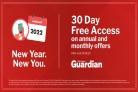How to get a free 30-day  trial subscription to the Warrington Guardian