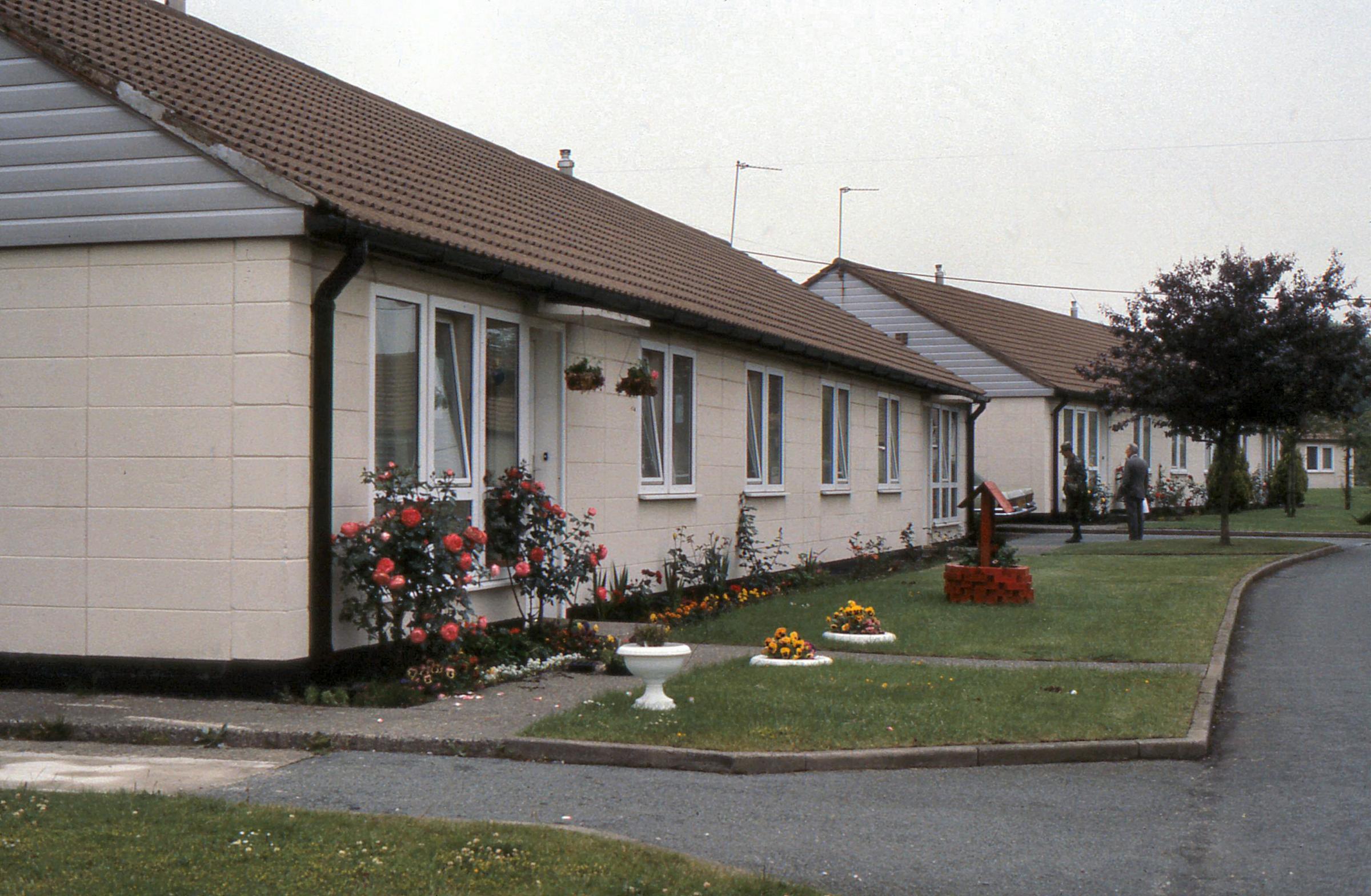 One of the many residences on the airbase, with this one being home to the base colonel