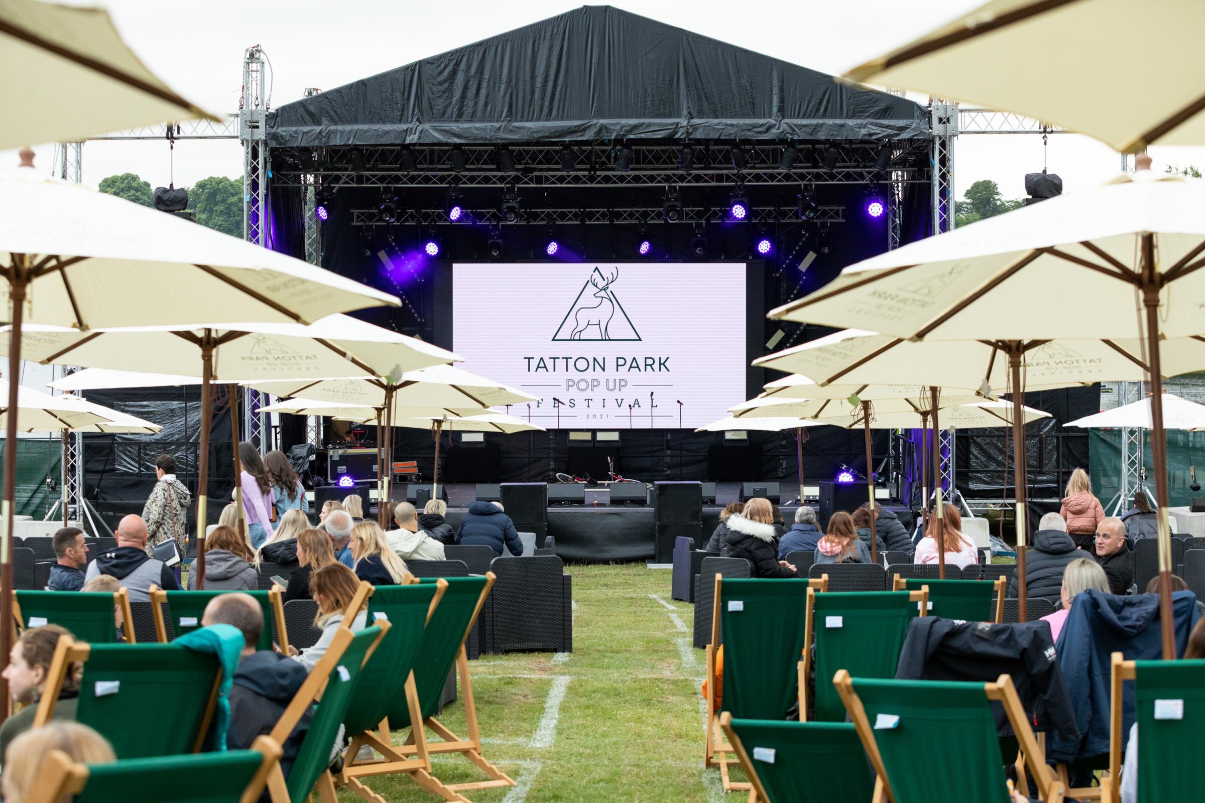How the stage looks at Tatton Park - Pictures: Carl Sukonik | The Vain Photography
