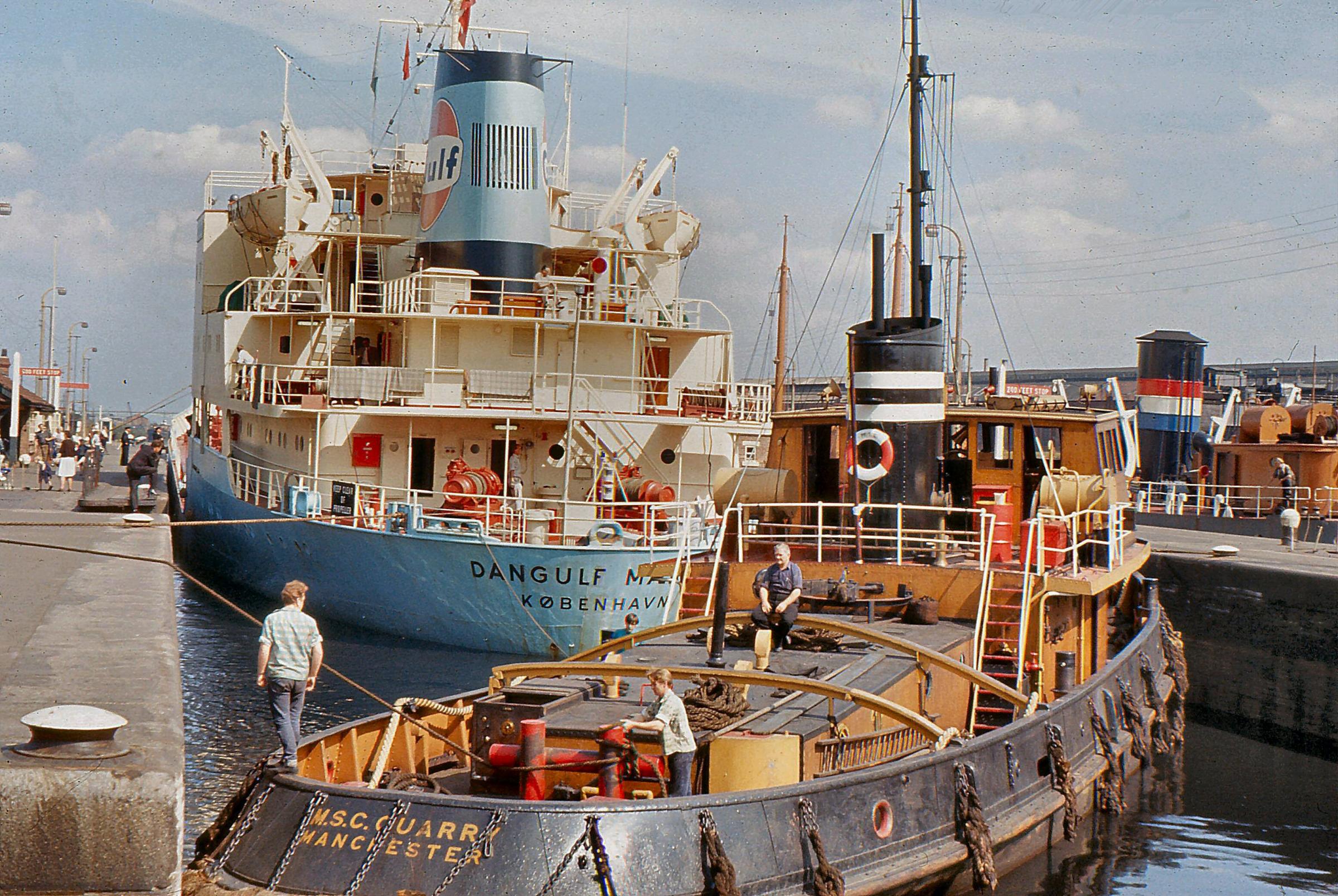 A ship from the Danish capital Copenhagen arrived in Warrington in August 1965 (Image: Eddie Whitham)