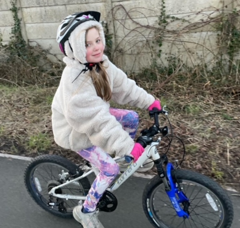 Lilia Dohoney is getting on her bike to help Ukrainians displaced by war