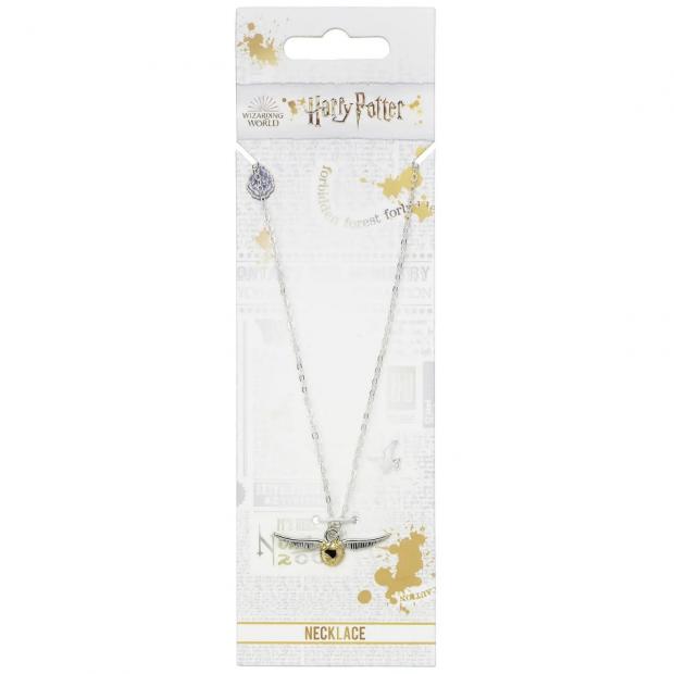 Warrington Guardian: Harry Potter Golden Snitch Necklace (IWOOT)