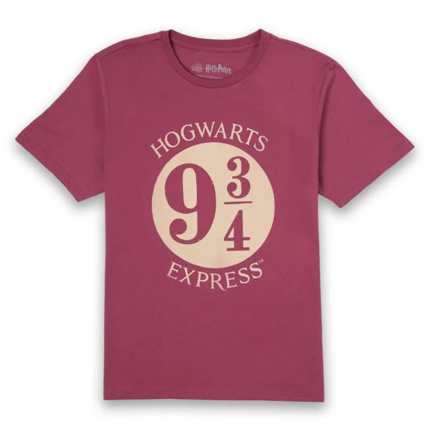 Warrington Guardian: Harry Potter Platform Burgundy T-Shirt (IWOOT)