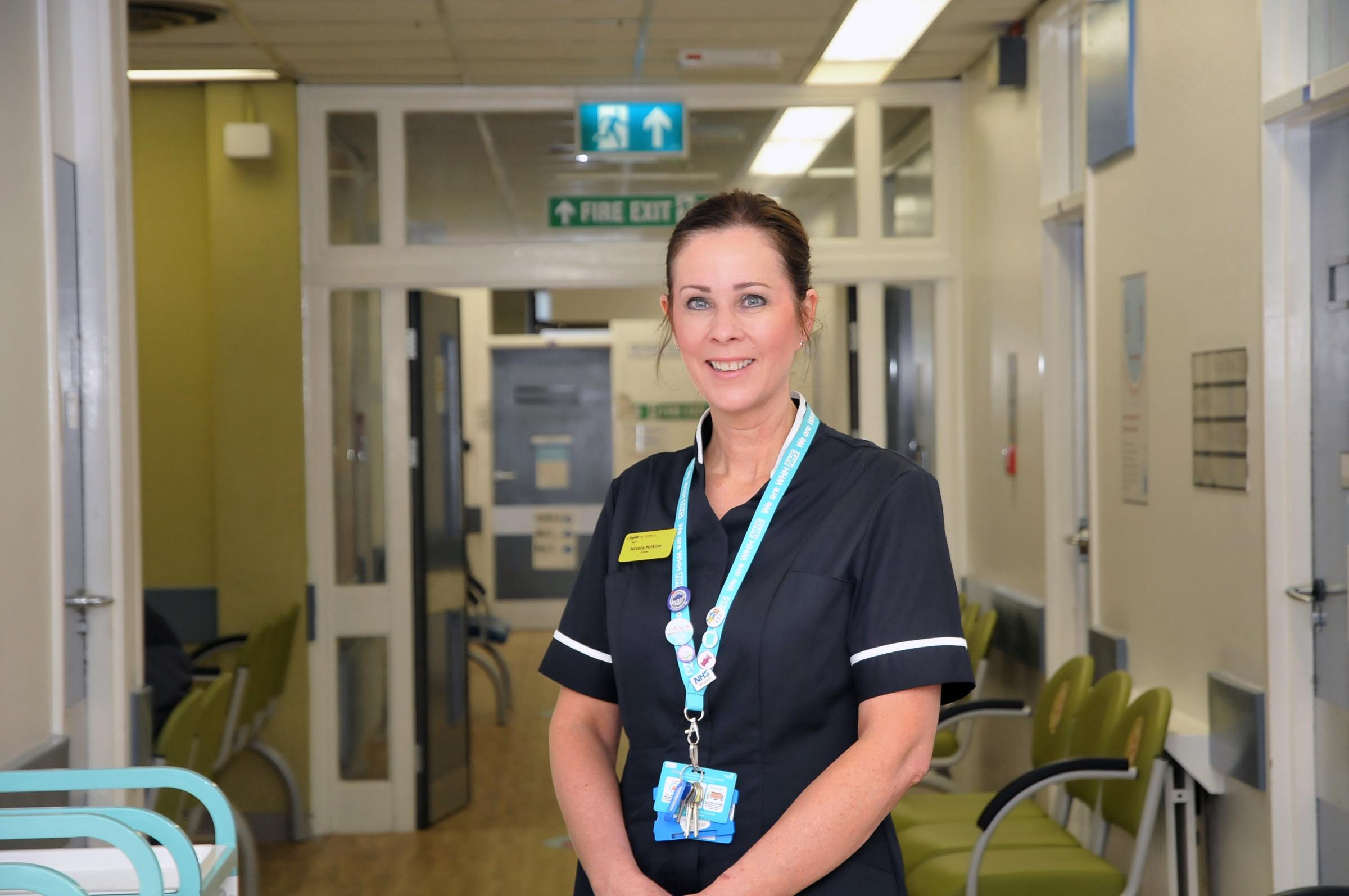 Nicola Milkins, acting matron for clinical support services at Warrington and Halton hospitals
