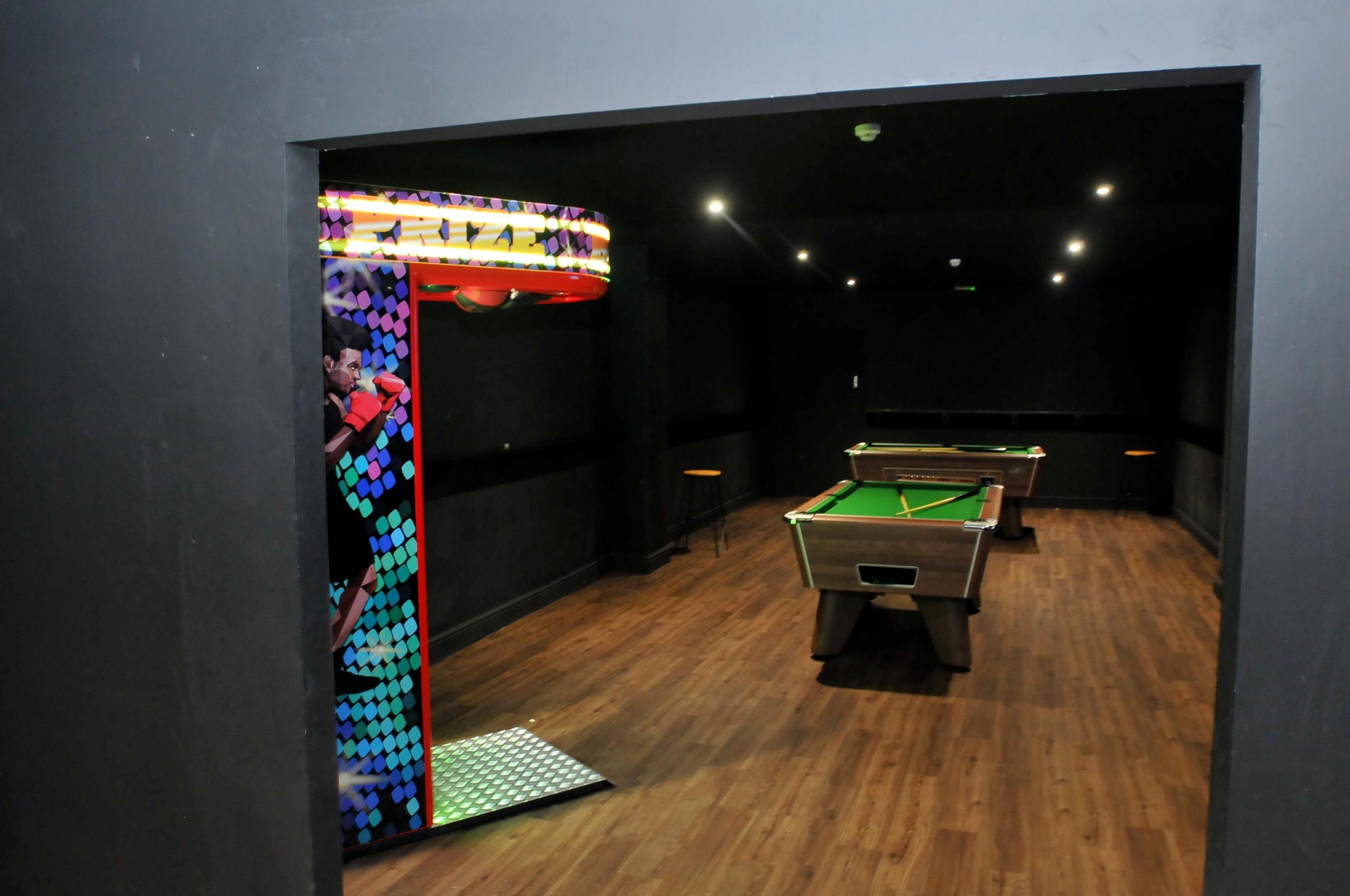 You can find further pool tables to the right