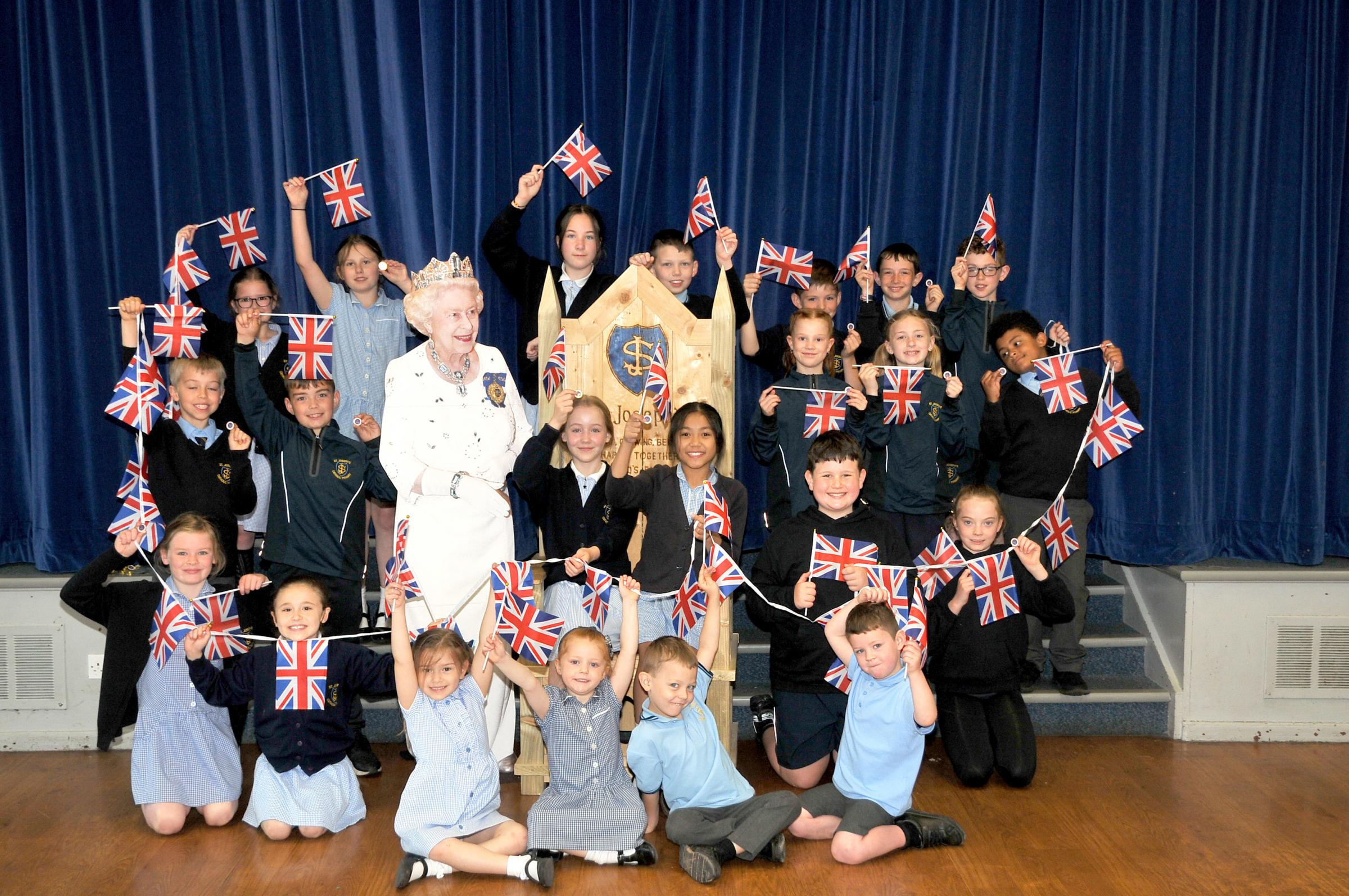 St Josephs Catholic Primary School pupils joined in with the Jubilee fun