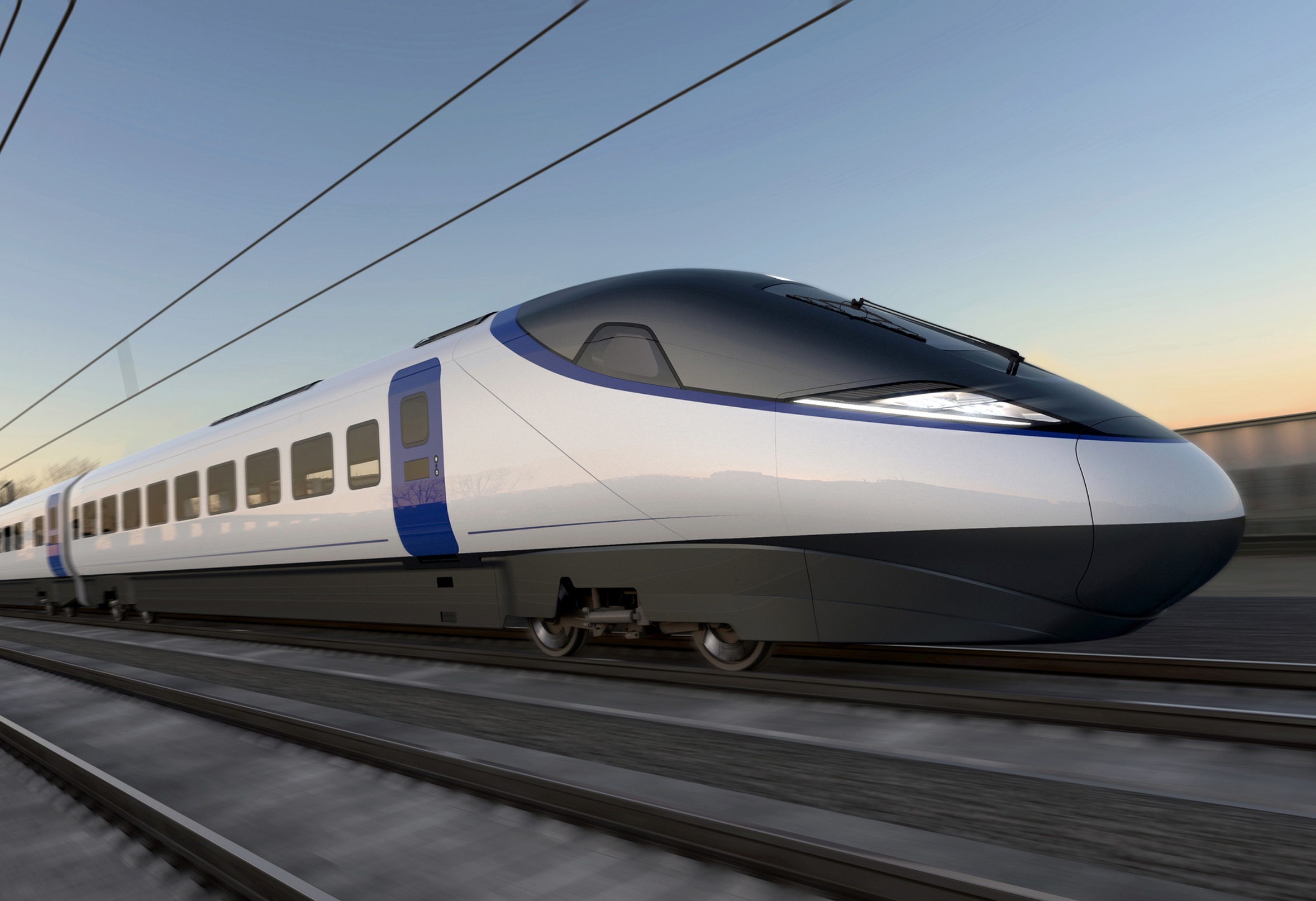 An impression of how HS2 would look (Image: PA)
