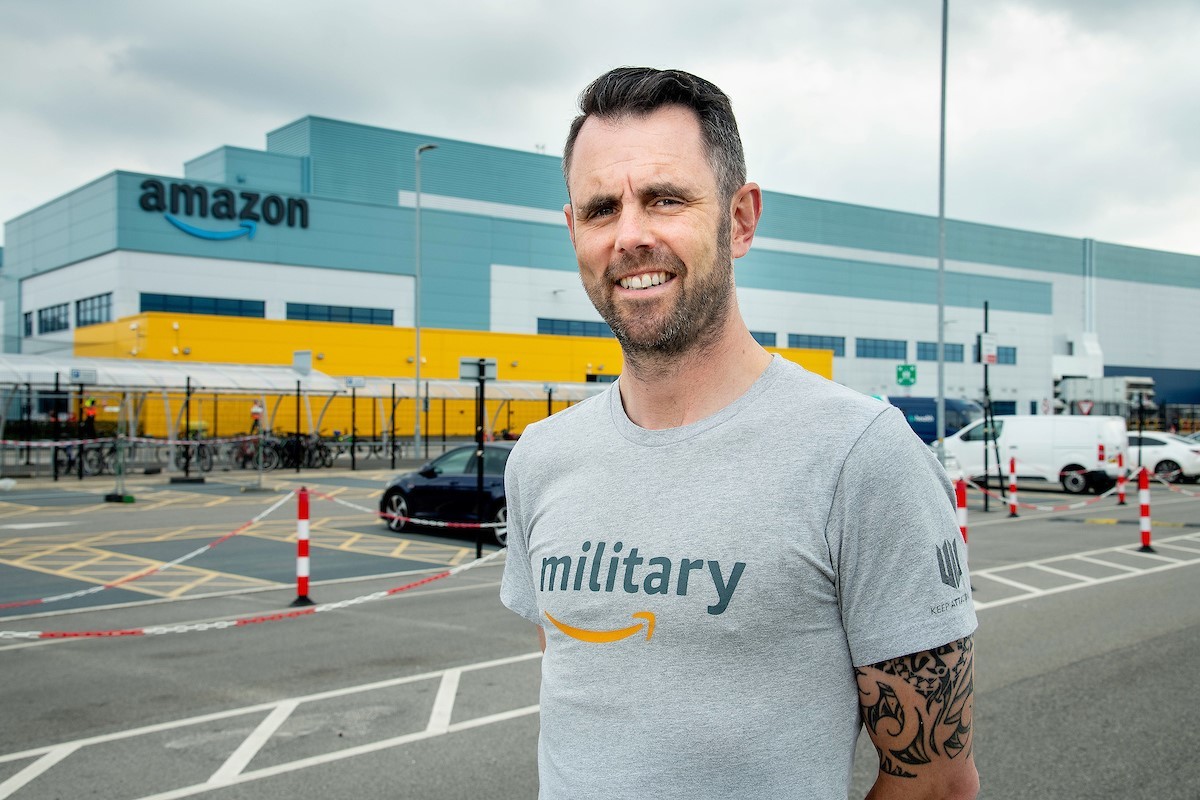 David Wilson has traded his military career for a role at Amazon Warrington