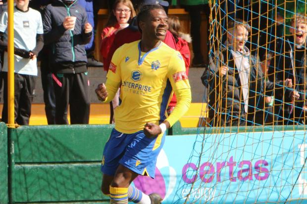 Isaac Buckley-Ricketts has joined Warrington Town on a permanent basis after impressing on loan last season. Picture by Lewis Tate