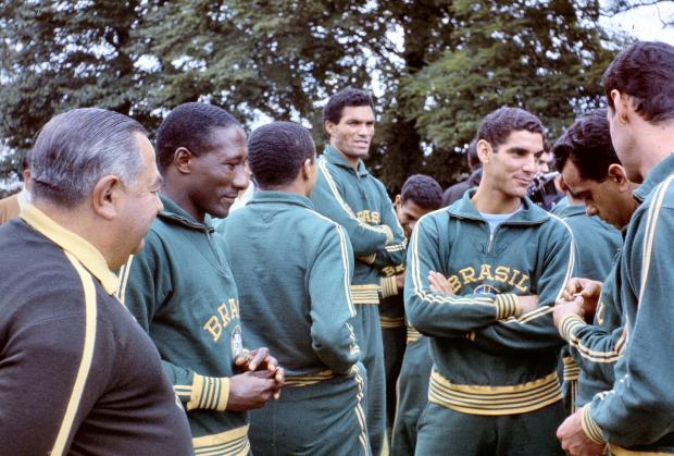 Warrington Guardian: The Brazil national football team at Lymm Hotel for the 1966 World Cup (Image: Eddie Whitham)