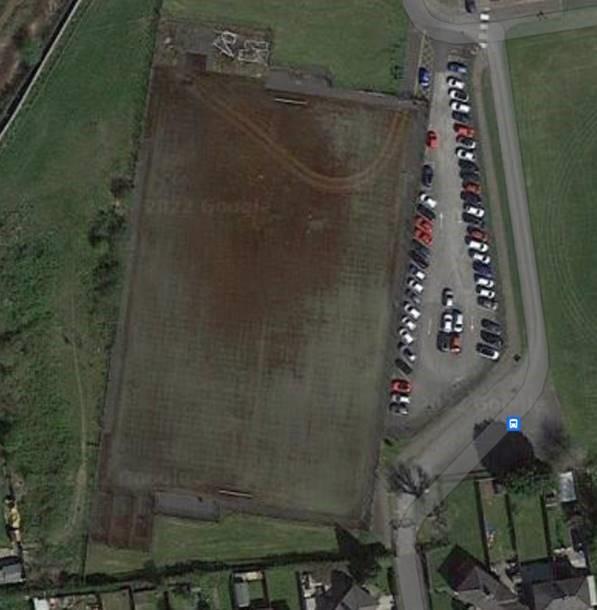 Warrington Guardian: The aerial view shows the disrepair that the old site had fallen into