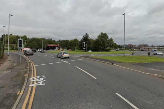 The crossing at Cockhedge Centre roundabout (Image: Google Maps)
