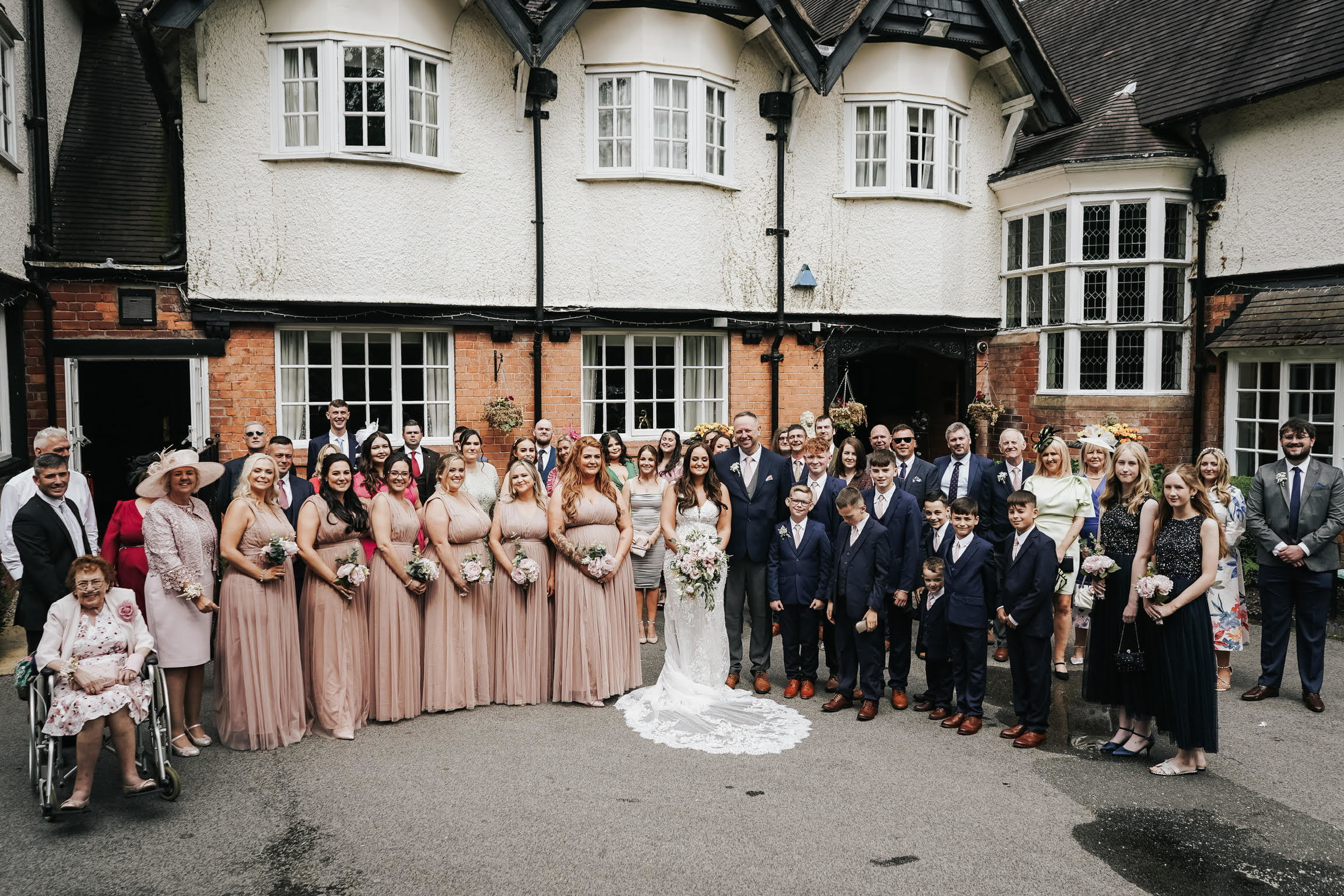 A family-centred wedding day