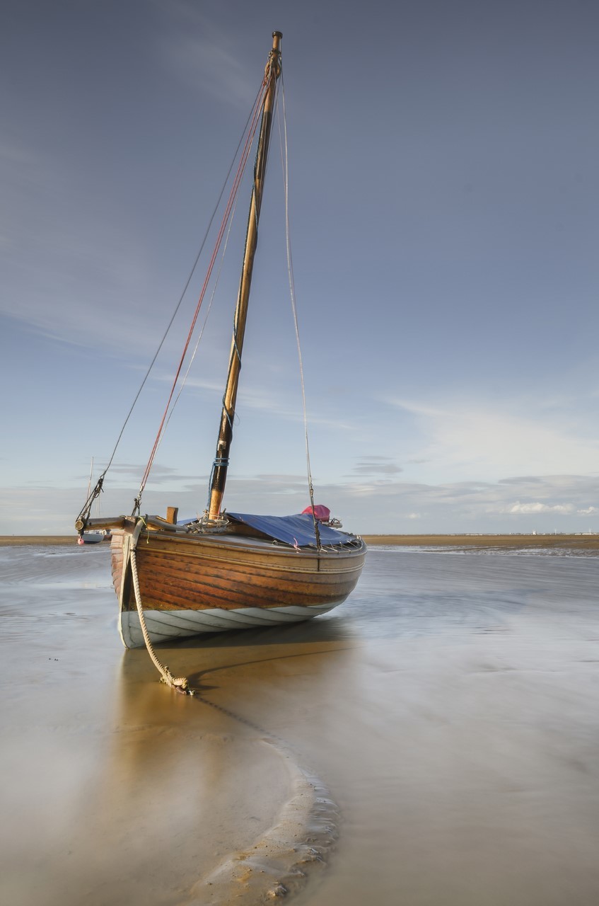 Rays favourite shot of a boat at Meols beach