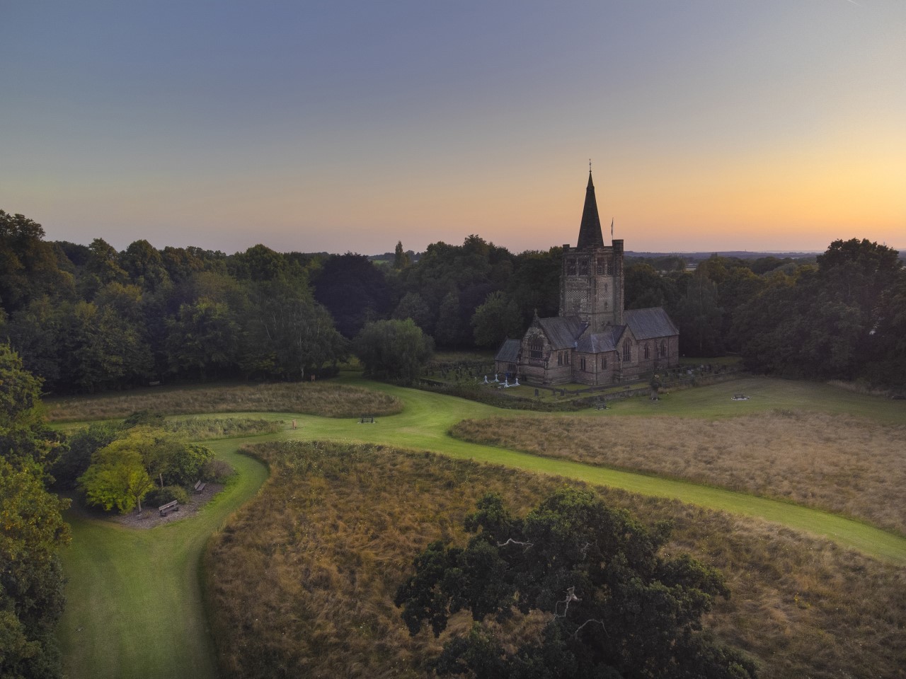 St Johns Church in Walton. This was one of Rays first attempts at Drone photography.