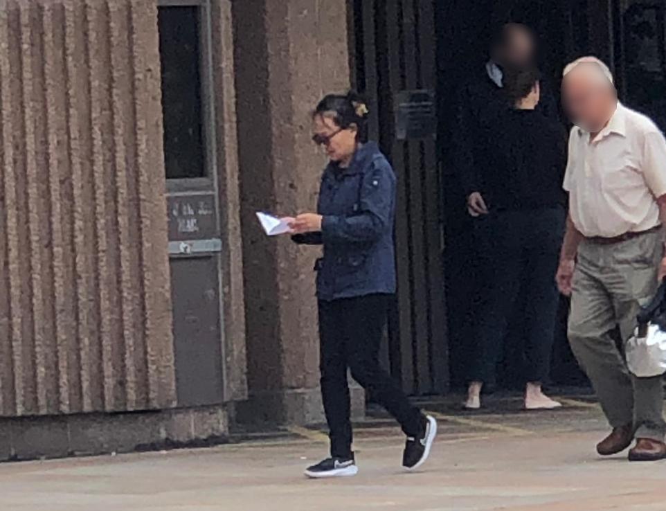 Guoyan Ma leaving Liverpool Crown Court