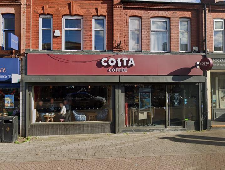 It is Costa Coffee's last day in Stockton Heath, Warrington 