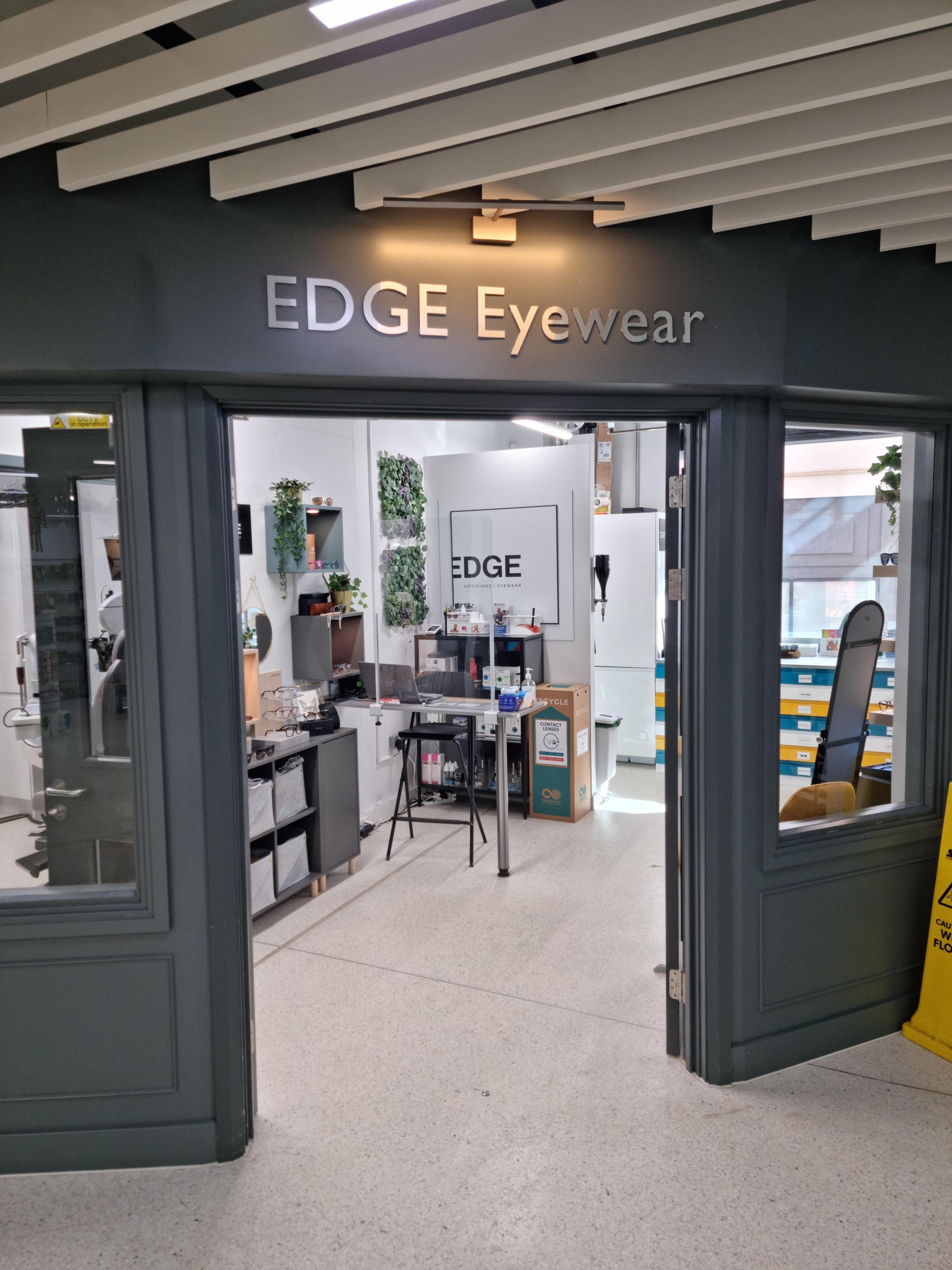 EDGE Eyewear is inside Warrington Market